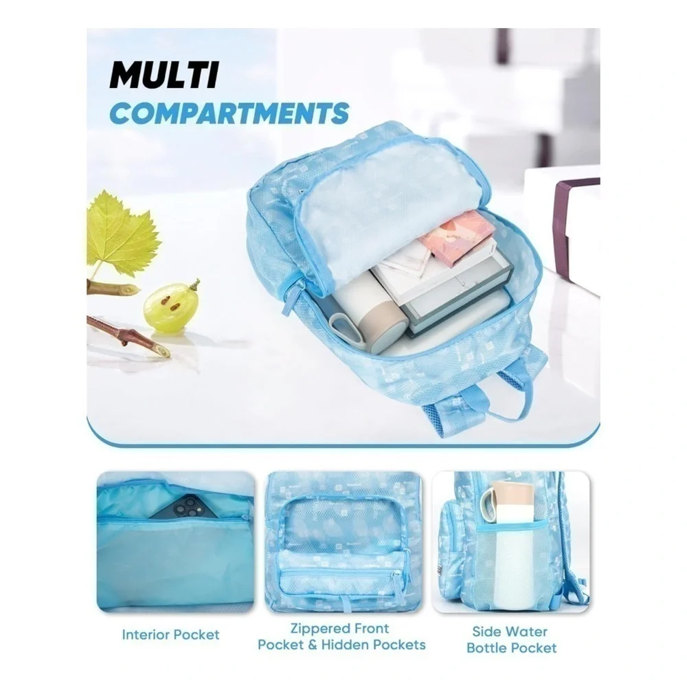 NEW Moodone 20L Lightweight Packable Backpack - Casual Daypack Water-Resistant